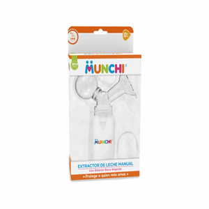 Extractor De Leche Manual Munchi 0+m C/biberon Boca Angosta X 4 Onzas - Sin Asignar