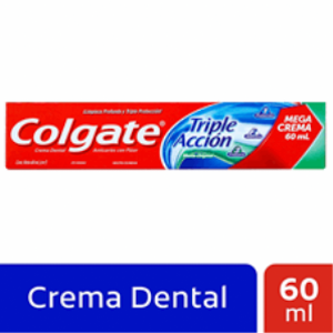 Crema Dental Colgate Triple Accion Tubo X 60 Ml - Colgate