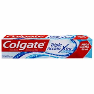 Crema Dental Colgate Triple Accion Extra Blancura Tubo X 60 Ml - Colgate