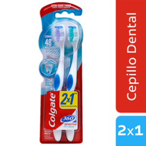 Cepillo Dental Colgate 360 Sensitive Pro Alivio Extra Suave (2 X 1) - Colgate