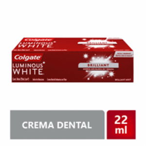 Crema Dental Colgate Luminous White Brilliant White X 22 Ml - Colgate
