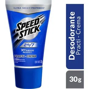 Desodorante Speed Stick Xtreme Night 24/7 Practi-crema Mini Tubo X 30 G - Speed Stick