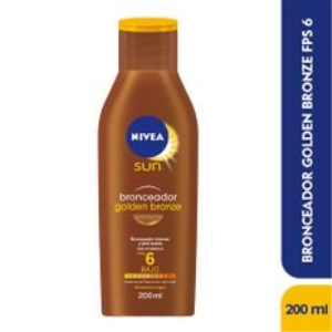 Nivea Sun Bronc Locion Golden Bronze Fps 6 X 200 Ml - Nivea