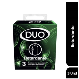 Condones Duo Retardante X 3 Unidades Super Oferta - Duo