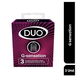 Condon Duo G Sensation Caja X 3 Unidades (super Oferta) - Duo