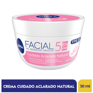 Nivea Cuidado Aclarado Natural Crema Facial Pote X 50 Ml - Nivea