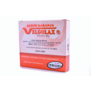 Velgolax Polvo Sabor Naranja Sobre X 30 G - Velgolax