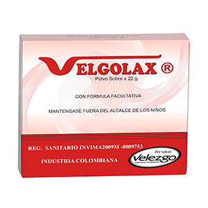 Velgolax 96/1.96/2% Polvo Sobre Caja X 22 G - Velgolax