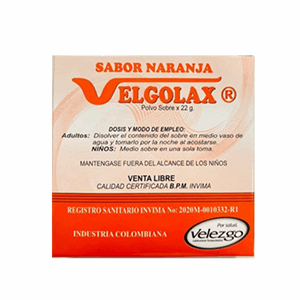 Velgolax Sabor Naranja 94/1.96/2% Polvo Caja C/sobre X 22 Gr - Sin Asignar