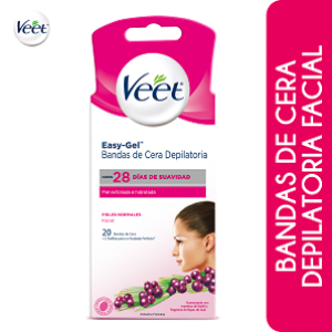 Veet Bandas Depilatorias Frias Facial - Veet