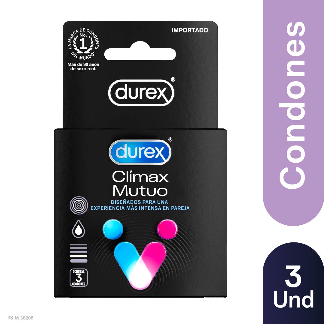 Durex Condon Climax Mutuo X 3 Und - Durex