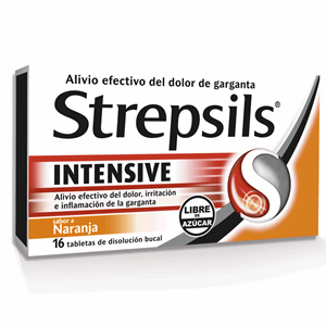 Strepsils Intensive 8.75 Mg Naranja Caja X 16 Tabletas De Disolucion Bucal - Strepsils