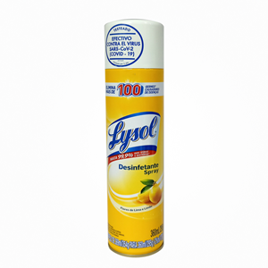 Lysol Desinfetante Spray Flores De Lima E Limao Lata X 360 Ml/295 Gr - Sin Asignar