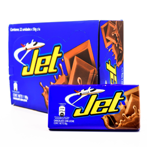 Chocolatina Jet Leche 50 Gr X 22 Und - Jet