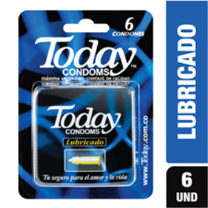 Condon Today Lubricado X 6 Unidades - Today