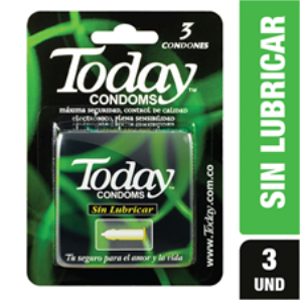 Today Condon S/lubric  X  3 Ui - Today