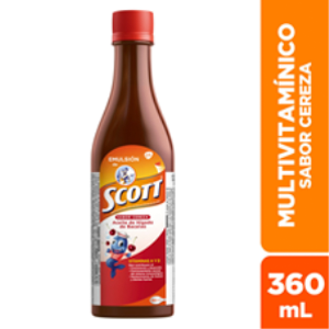 Emulsion De Scott Cereza X 360 Ml - Scott