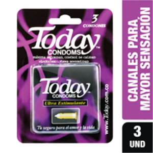 Today Condon Ultra Estimula X 3 Ui - Today
