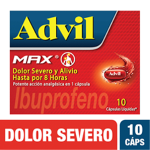 Advil Max 400 Mg Caja X 10 Capsulas Liquidas - Advil