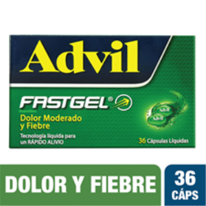 Advil Fast Gel X 36 Capsulas - Advil