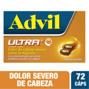 Advil Ultra Caja X 72 Capsulas Liquidas - Advil