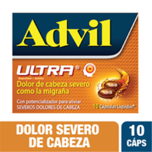 Advil Ultra X 10 Capsulas Liquidas - Advil