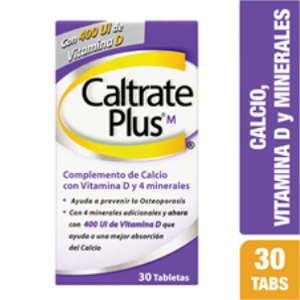 Caltrate Plus M Vitamina D 400 Ui Caja X 30 Tabletas - Caltrate