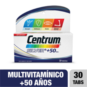 Centrum Silver 50 Años Frasco X 30 Tabletas - Centrum