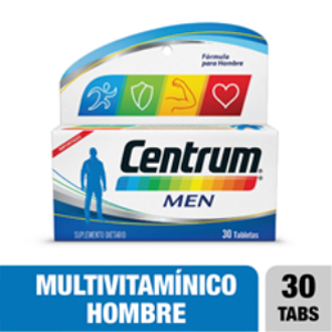Centrum Men Frasco X 30 Tabletas Suplemento Dietario - Centrum