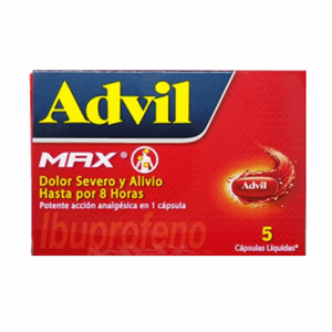 Advil Max 400 Mg Caja X 5 Capsulas Liquidas - Sin Asignar