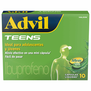 Advil Teens 200 Mg Caja X 10 Capsulas Liquidas - Sin Asignar