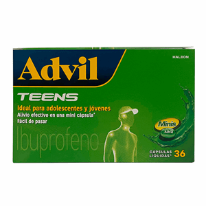 Advil Teens 200 Mg Caja X 36 Capsulas Liquidas - Sin Asignar