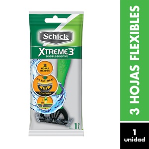 Maquina De Afeitar Schick Xtreme 3 Piel Sensible X 12 Unidades - Schick