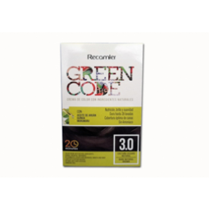 Crema De Color Green Code Est-3.0 Castaño Oscuro Natural  - Green Code