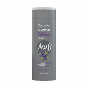 Shampoo Muss Plata Radiante Frasco X 400 Ml - Muss