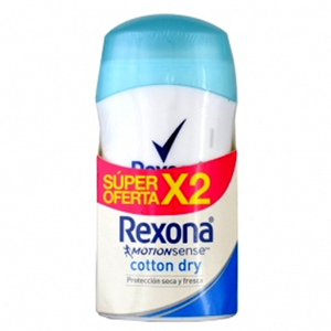 Desodorante Rexona Cotton Dry Barra 2 X 50 G Precio Special - Rexona