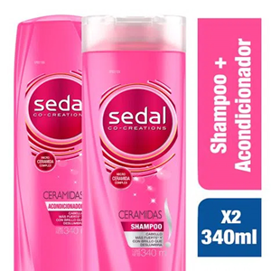 Sedal Shampoo Acondicionador Ceramidas 2 Frascos X 340 Ml (precio Especial) - Sedal