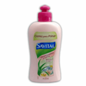 Crema De Peinar Savital Con Multivitaminas Y Sabila Frasco X 275 Ml - Savital