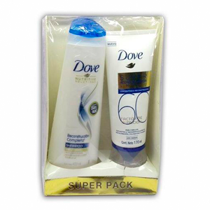 Dove Shampoo Reconstruccion Completa X 400 Ml Acondicionador X 170 Ml (super Pack) - Dove