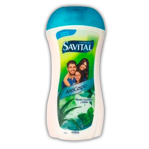Shampoo Savital Anticaspa Menta Eucalipto Y Sabila X 550 Ml - Savital