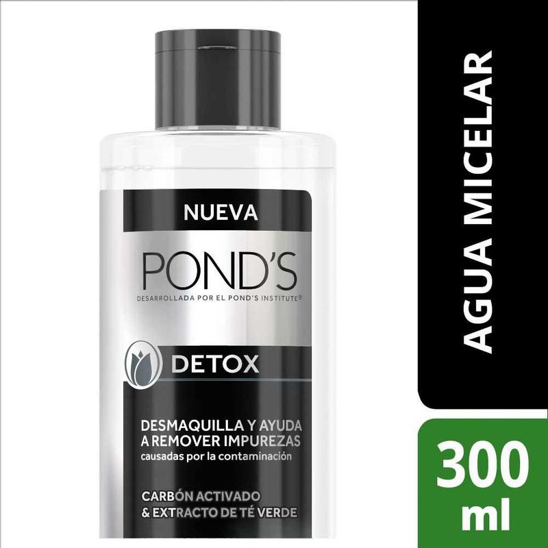 Pond`s Agua Micelar Detox Frasco X 300 Ml - Ponds