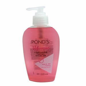 Pond`s  Limpiador Facial Micelar Agua De Rosas Frasco X 220 Ml - Ponds