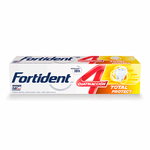 Fortident Crema Dental 4 Accion Total Protect Tubo X 60 Ml - Sin Asignar