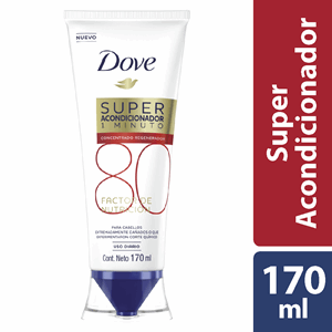 Super Acondicionador 1 Minuto Factor De Nutrición 80 Concentrado Regenerador X 170 Ml - Dove 
