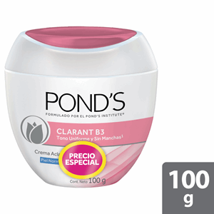 Crema Pond`s Clarant B3 Piel Normal A Seca Pote X 100 G (precio Especial) - Ponds