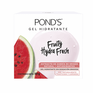 Pond`s Gel Hidrantante Fruity Hydra Fresh Sandía Pote X 50g - Ponds