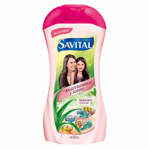 Savital Shampoo Con Multivitaminas Y Sabila Fco X 510 Ml - Sin Asignar