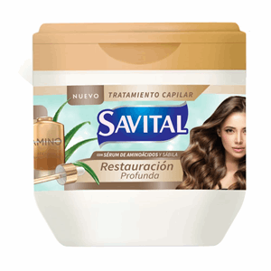 Savital T/miento Capilar C/serum De Aminoacidos Y Sabila Pote X 425 Ml Restaura - Sin Asignar