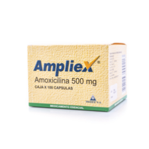 Ampliex 500 Mg Caja X 100 Capsulas - Ampliex