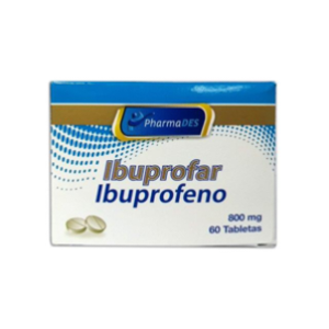 Ibuprofar 800 Mg Caja X 60 Tabletas - Ibuprofar